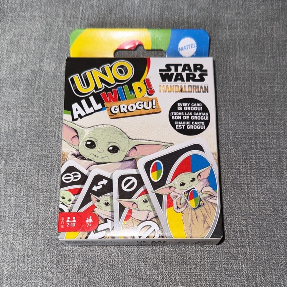 Star Wars Mandalorian UNO All Wild Grogu Card Game
